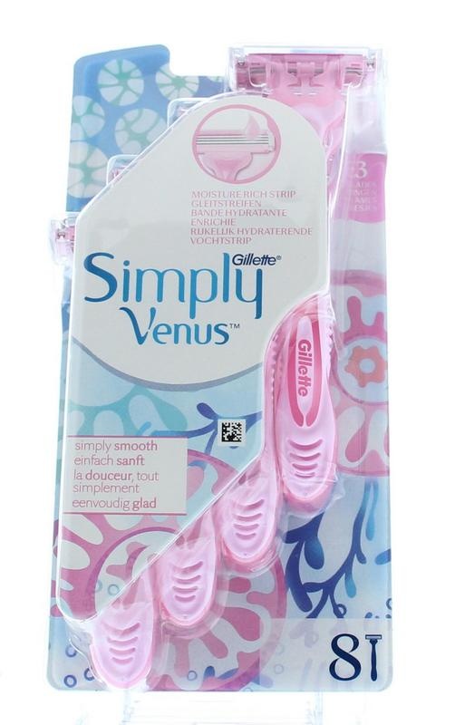 Gillette Simply venus wegwerp mesjes (8 st) Top Merken Winkel